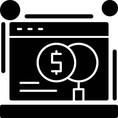 Dolar nakit para simgesi taslak biçimi