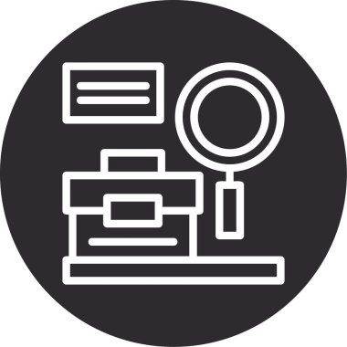 seo modern simgesinin vektör illüstrasyonu