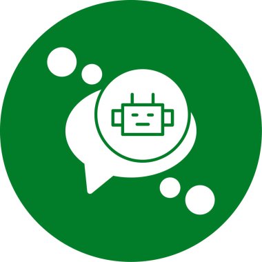 Robot simgesi, vektör çizimi