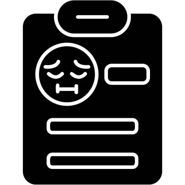 yüz simgesi, vektör illüstrasyonu