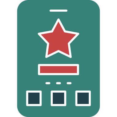 yıldız simgesi, vektör çizimi