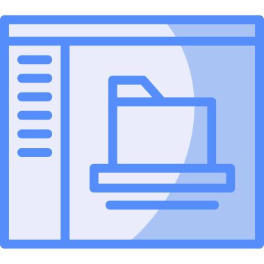 Dosya. Web simgesi basit illüstrasyon