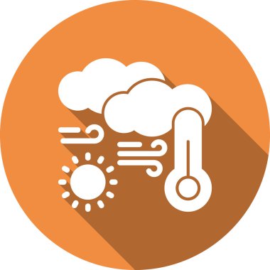 Bulut. Web simgesi basit illüstrasyon