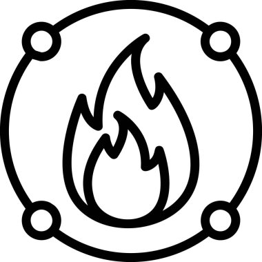 Simge vektör resimlemesini ateşle