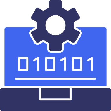 Teçhizat Web simgesi basit illüstrasyon