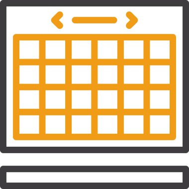 takvim tarih simgesini doldurulmuş özet biçiminde ayarla