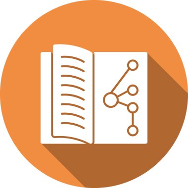 Kitap. Web simgesi basit illüstrasyon