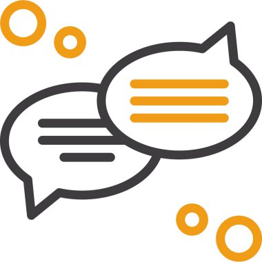 konuşma kabarcığı vektör çizimi