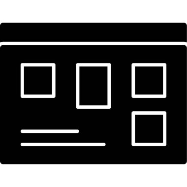 bilgisayar simgesi vektör illüstrasyonu