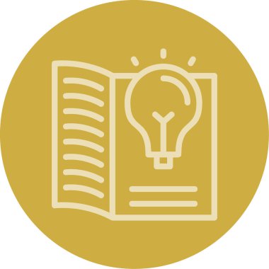 Ampul. Web simgesi basit illüstrasyon