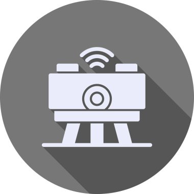 kamera simgesi vektör illüstrasyonu