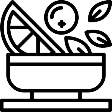 yiyecek sağlıklı diyet simgesi