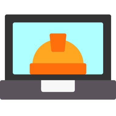 Bilgisayar. Web simgesi basit illüstrasyon