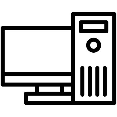 bilgisayar simgesi vektör illüstrasyonu