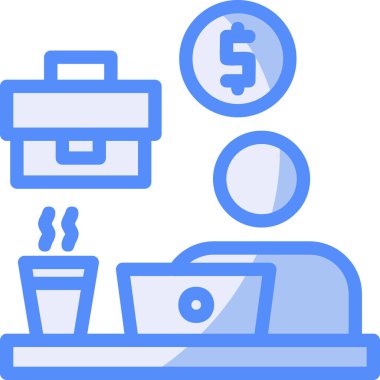 Para için. Web simgesi basit illüstrasyon