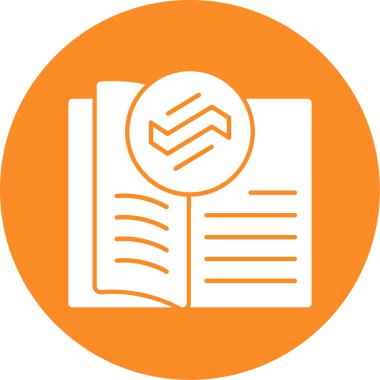 Kitap simgesinin vektör illüstrasyonu