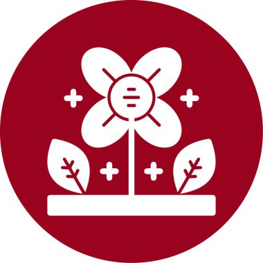 bitki simgesi vektör illüstrasyonu