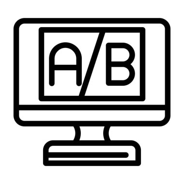 seo modern simgesinin vektör illüstrasyonu