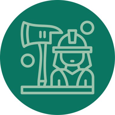 Maskeli bir kadının vektör çizimi