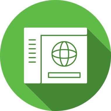 seo modern simgesinin vektör illüstrasyonu