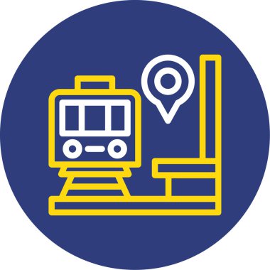 vektör tren simgesi