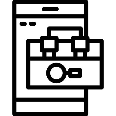 Telefon simgesi vektör illüstrasyonu