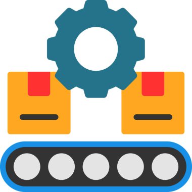 Seo ve teknoloji simgesinin vektör illüstrasyonu