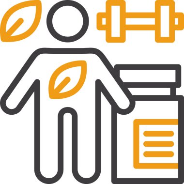 fitness sağlıklı egzersiz simgesi