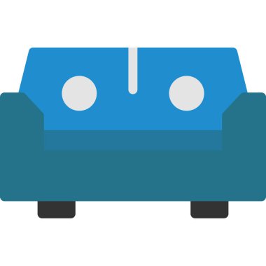 Otomobil Düz Vektör Simgesi