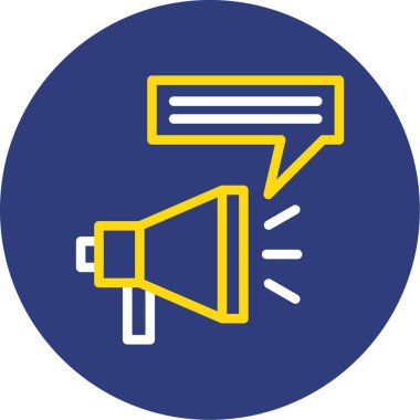 konuşma kabarcığı vektör çizimi