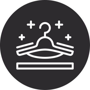 Kıyafetler. Web simgesi basit illüstrasyon