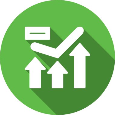 İşaretleme simgesi vektör illüstrasyonunu kontrol et