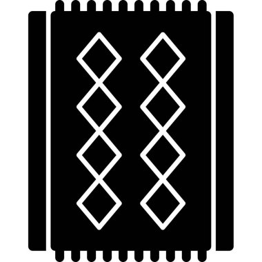 halı simgesi taslak biçiminde