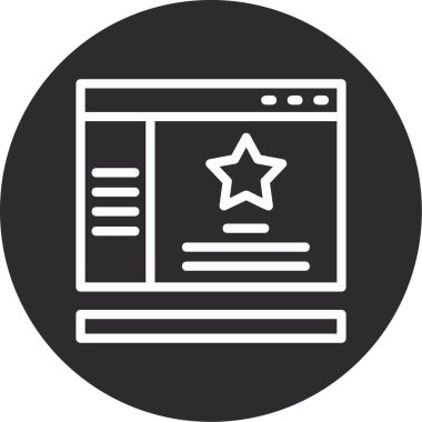 seo modern simgesinin vektör illüstrasyonu