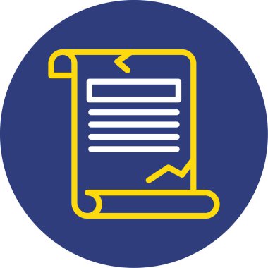 Kağıt yaprağının vektör illüstrasyonu