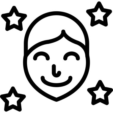 Yıldız. Web simgesi basit illüstrasyon