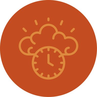 bulut vektörü simgesi modern basit illüstrasyon