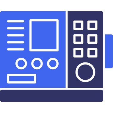 Bir plan simgesinin vektör illüstrasyonu