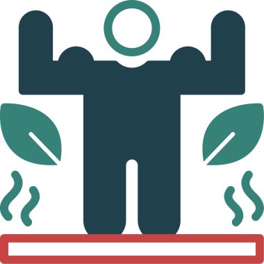 Elinde mum olan bir adamın vektör çizimi