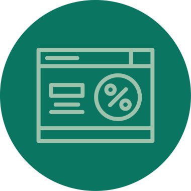 Bir kredi kartı simgesinin vektör çizimi