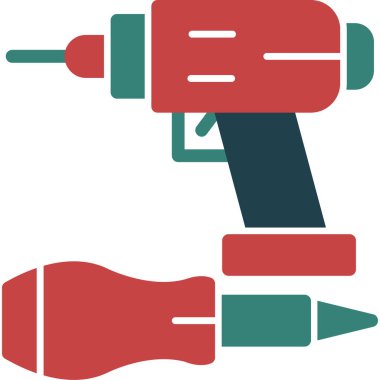 Çekiç ikonu vektör illüstrasyonu