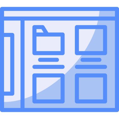 Dosya. Web simgesi basit illüstrasyon