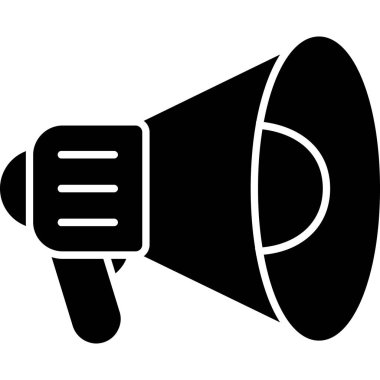 Megafon simgesi, basit tarzı