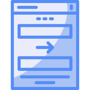 tarayıcı web simgesi basit tasarım