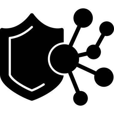 kalkan simgesi, vektör illüstrasyonu