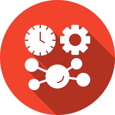 zaman simge vektör çizim