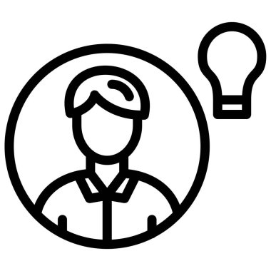 ampul simgesi vektör illüstrasyonu