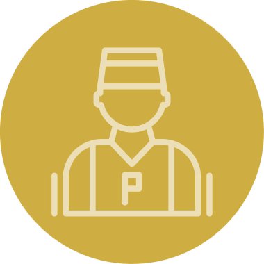 doktor vektör simgesi modern basit illüstrasyon