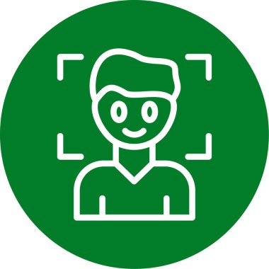 Vektör Adam Simgesi illüstrasyonu