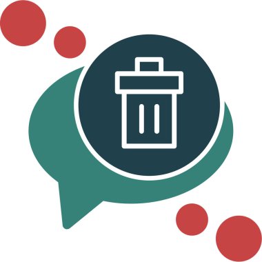 Moda tarzında izole edilmiş çöp kutusu simgesi gruplandırıldı ve düzenlendi.